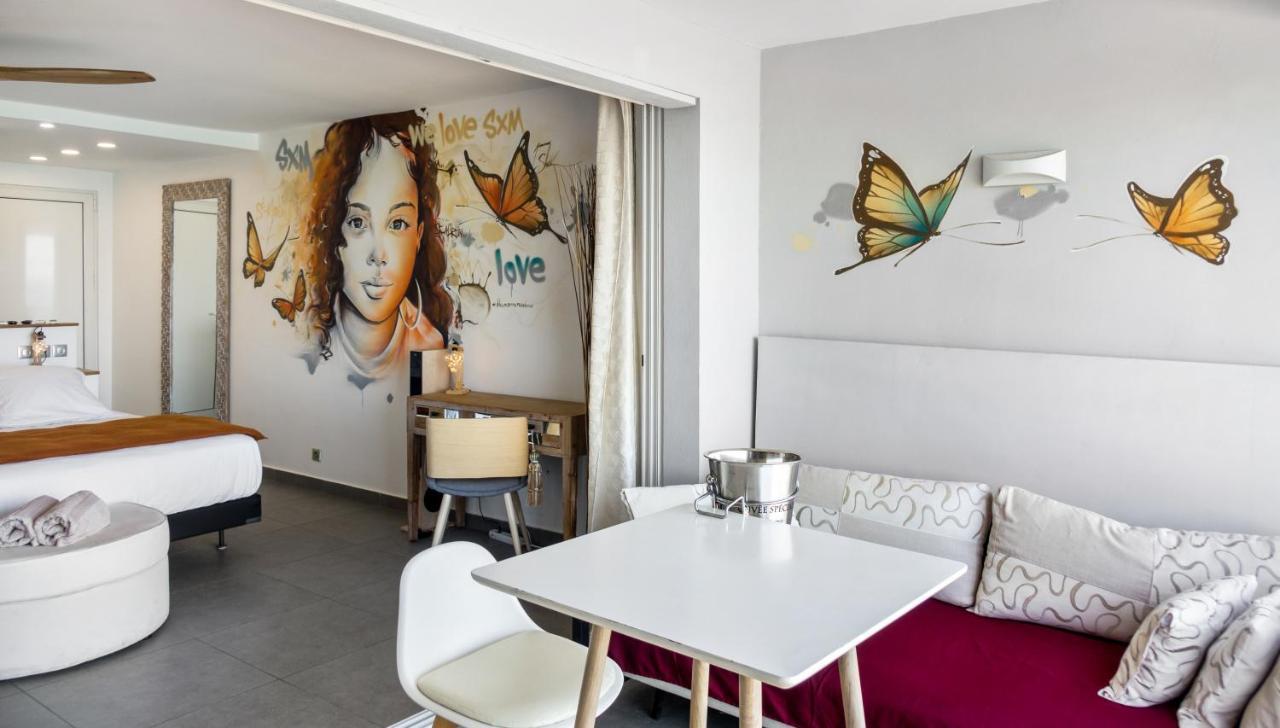 Official Page "Residence Bleu Marine" - Sea View Apartments & Studios - Saint-Martin French Side Grand Case Eksteriør billede