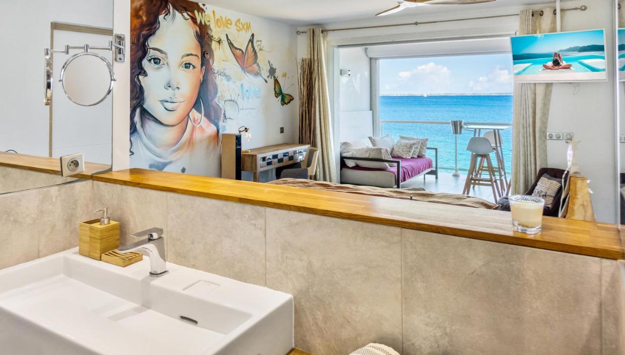 Official Page "Residence Bleu Marine" - Sea View Apartments & Studios - Saint-Martin French Side Grand Case Eksteriør billede