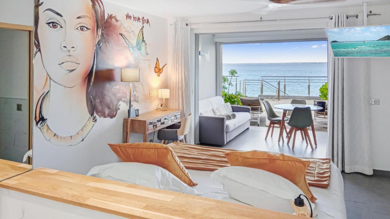Official Page "Residence Bleu Marine" - Sea View Apartments & Studios - Saint-Martin French Side Grand Case Eksteriør billede
