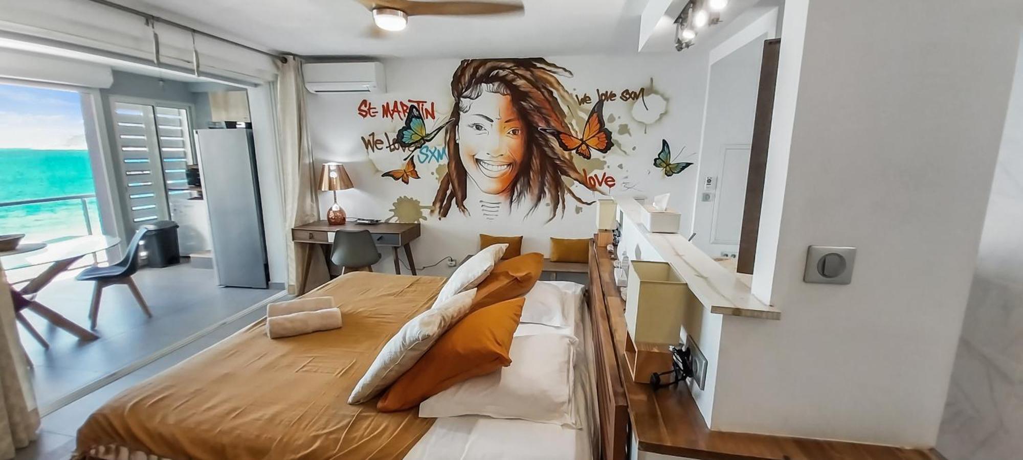 Official Page "Residence Bleu Marine" - Sea View Apartments & Studios - Saint-Martin French Side Grand Case Eksteriør billede